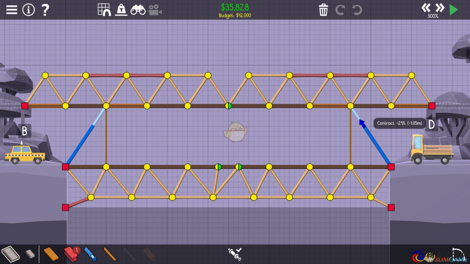 《桥梁建筑师2》安宁绿洲擦肩而过攻略