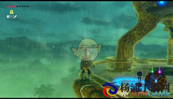 《塞尔达传说：旷野之息》下雨天攀岩的正确姿势